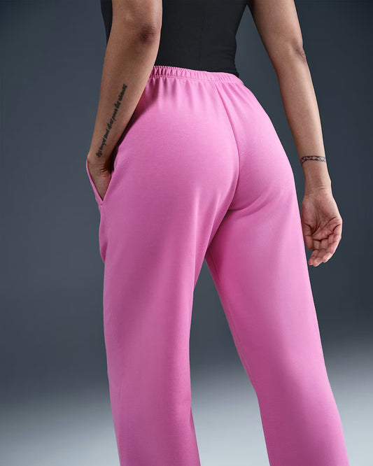Nike Sportswear Chill Terry Women's Mid-Rise French Terry Open-Hem Tracksuit Bottoms