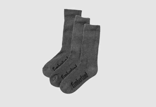 Timberland Pack of 3 Pairs of Grey Socks For Men