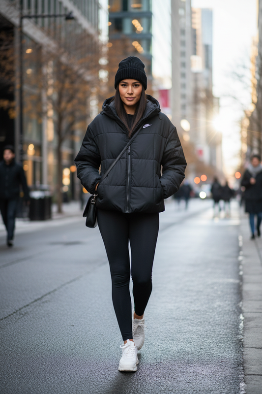 Mobile banner - Woman in Nike jacket