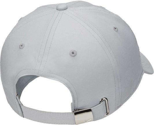 Nike Dri-FIT Grey Club Unstructured Metal Swoosh Cap