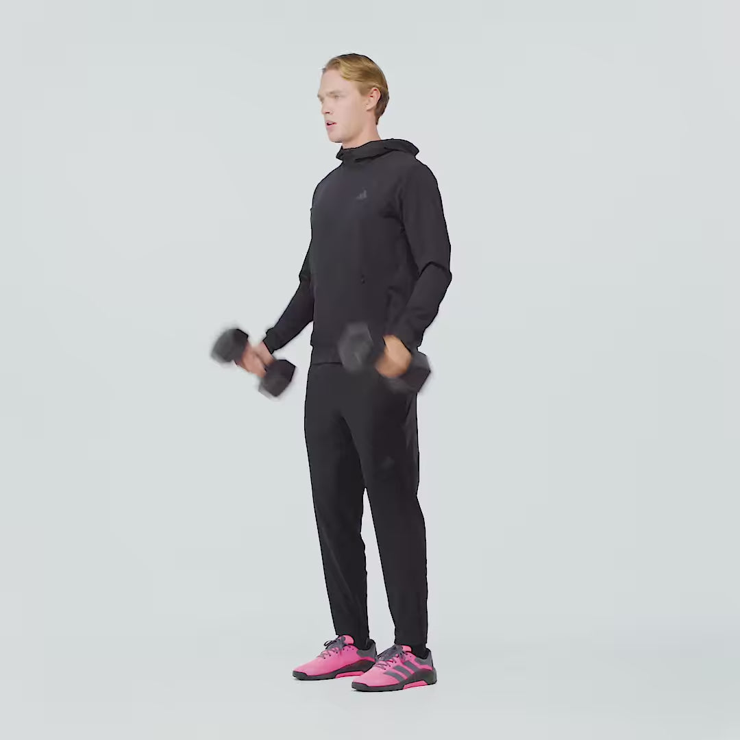 D4T WORKOUT FULL-ZIP HOODIE