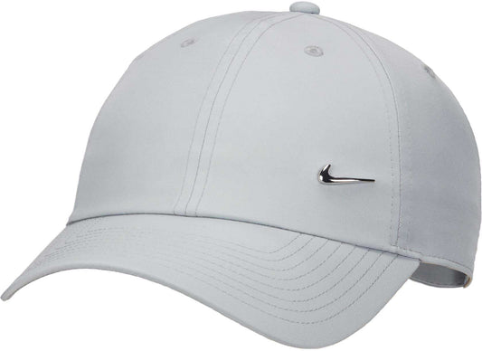 Nike Dri-FIT Grey Club Unstructured Metal Swoosh Cap